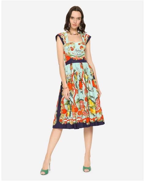 dolce gabbana citrus dress|dolce and gabbana dresses outlet.